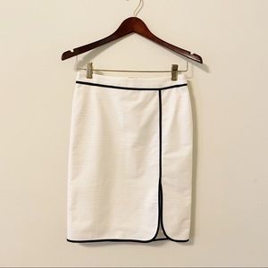 [NWT] Ann Taylor Petite Piped Textured Pencil Skirt